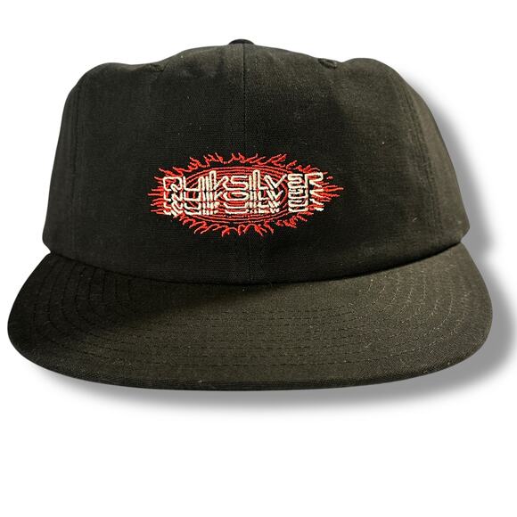 Quiksilver Radical Embroidered Snapback Baseball Cap Hat Big Boys Youth Sz 55cm - Picture 2 of 6